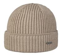 Stetson Gorro Parkman Mujer/Hombre - Made in Italy Gorros con Vuelta de Costilla Esquiar Invierno otoño/Invierno - Talla única Beige-mélange