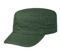 Stetson Gosper Army Urban Cap Mujer/Hombre - Gorra Militar de algodón - Gorra Militar con protección UV - Gorra Verano e Invierno - Gorra Verde Oscuro XL (60-61 cm)