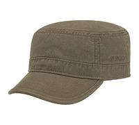 Stetson Gosper Army Urban Cap Mujer/Hombre - Gorra Militar de algodón - Gorra Militar con protección UV - Gorra Verano e Invierno - Gorra Verde Oliva XXL (62-63 cm)