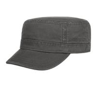 Stetson Gosper Army Urban Cap Mujer/Hombre - Gorra Militar de algodón - Gorra Militar con protección UV - Gorra Verano e Invierno - Gorra Gris Oscuro S (54-55 cm)