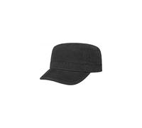 Stetson Gosper Army Urban Cap Mujer/Hombre - Gorra Militar de algodón - Gorra Militar con protección UV - Gorra Verano e Invierno - Gorra Negro XL (60-61 cm)