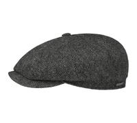 Stetson Hatteras Classic Gorra Newsboy Espiga Multicolor sostenible Hombre Otono Invierno