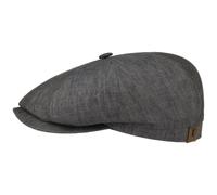 Stetson Hatteras Flatcap Linen Unisex Cotton Lined UV40+ Flat Cap Spring Summer