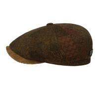 Stetson Hatteras Gorra Newsboy Paisley sostenible Hecho en UE Hombre Otono Invierno