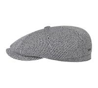 Stetson Hatteras Gorra Newsboy Pata de Gallo Multicolor Proteccion UV 40 Hecho en UE Hombre Primavera Verano