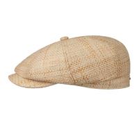 Stetson Gorra Hatteras New Toyo Hombre - de Paja Newsboy con Visera Primavera/Verano Verano - XL (60-61 cm) Natural