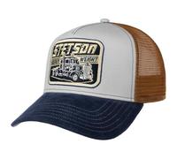 Stetson Gorra Trucker Heavy Weight Hombre - Camionero de béisbol Malla Snapback, con Visera, Visera Invierno Otoño Primavera Verano Verano/Invierno - Talla única marrón