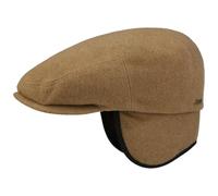 Stetson Kent Flat Cap with Earflaps Wool Cashmere Men Made in EU Autumn Winter