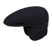 Stetson Kent Flat Cap with Earflaps Wool Cashmere Men Made in EU Autumn Winter