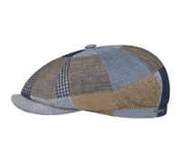 Stetson Laughlin Gorra Newsboy Patchwork de Cuadros Multicolor Hombre Mujer Primavera Verano