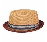 Stetson Licano Sombrero Pork pie de Paja Toyo Proteccion UV 40 Unisex Primavera Verano