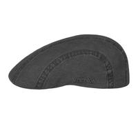Stetson Gorra Gatsby Madison Delave Mujer/Hombre - de algodón Gorro Ivy Verano con Visera Primavera/Verano - L (58-59 cm) Negro