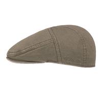 Stetson Paradise Cotton Gorra Plana Hombre - Gorra Plana con protección UV 40 - Gorra de Hombre de algodón - Gorra Plana Verano/Invierno - Verde Oliva M (56-57 cm)