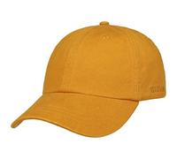 Stetson Gorra de Béisbol Rector Mujer/Hombre - Protector UV Sol Hebilla Metal, con Visera Verano/Invierno - Talla única Mostaza