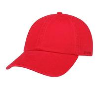 Stetson Gorra de Béisbol Rector Mujer/Hombre - Protector UV Sol Hebilla Metal, con Visera Verano/Invierno - Talla única Rojo