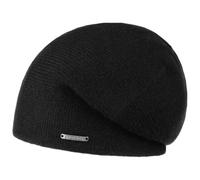 Stetson Gorro de Cachemira Shirley Mujer/Hombre - Beanie Oversize Mujer Boina Invierno otoño/Invierno - Talla única Negro