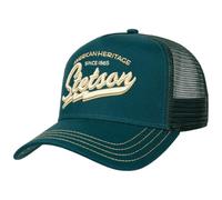 Stetson Grew Up Trucker Cap - Gorra de camionero para hombre, tamaño ajustable, gorra de béisbol con inserto de malla, gorra de béisbol primavera/verano, Since 1865 Verde, 57-61
