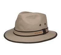 Stetson Sombrero de algodón AVA Hombre/Mujer - Sombrero de Tela con protección UV - Sombrero de Sol - Sombrero de Verano - Traveller Primavera/Verano Beige XL (60-61 cm)