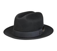 Stetson Sombrero de Lana Brookfield Open Road Hombre - Vaquero Western Outdoor otoño/Invierno Invierno - XL (60-61 cm) Antracita