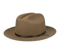 Stetson Sombrero de Lana Golden Valley Western Hombre - Vaquero Fieltro Rodeo con Banda Piel otoño/Invierno Otoño Invierno - S (54-55 cm) marrón
