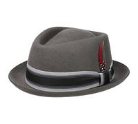 Stetson Sombrero de Lana Lancover Diamond Hombre - Fieltro con Forro, Forro Invierno otoño/Invierno - L (58-59 cm) Gris