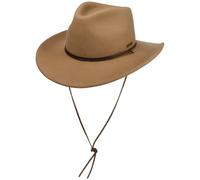 Stetson Sombrero de Lana Millard Western Hombre - Vaquero Fieltro con Banda Piel otoño/Invierno Invierno - XL (60-61 cm) Beige