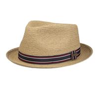 Stetson Sombrero de Rafia Brandsfield Player Mujer/Hombre - Verano Paja Sol Primavera/Verano Primavera - L (58-59 cm) Natural