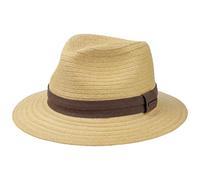 Stetson Sombrero de Viscosa Toyo Traveller Mujer/Hombre - Playa Sol Verano Primavera/Verano - XL (60-61 cm) Natural