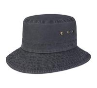 Stetson Sombrero Pescador Reston Mujer/Hombre - de Viaje Verano Primavera/Verano - M (56-57 cm) Azul Oscuro