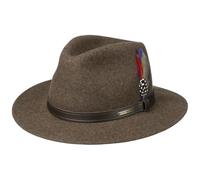 Stetson Sombrero Powell Traveller by hombresombrero Fieltro (XL (60-61 cm) - marrón)