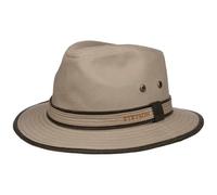 Stetson Sombrero de algodón AVA Hombre/Mujer - Sombrero de Tela con protección UV - Sombrero de Sol - Sombrero de Verano - Traveller Primavera/Verano Beige L (58-59 cm)
