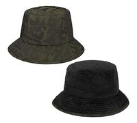 Stetson Sombrero Reversible Double Sided Bucket Mujer/Hombre - de Tela Pescador con Forro Otoño Verano Primavera Invierno Verano/Invierno - S (54-55 cm) Verde Oliva