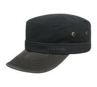 Stetson Gorra Katonah Cotton Army Mujer/Hombre - Militar Hebilla de Metal, con Visera Verano/Invierno Verano - L (58-59 cm) Azul Oscuro