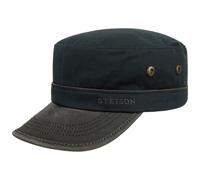 Stetson Gorra Katonah Cotton Army Mujer/Hombre - Militar Hebilla de Metal, con Visera Verano/Invierno Verano - M (56-57 cm) Azul Oscuro