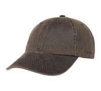 Stetson Gorra Statesboro Old Cotton Hombre - de béisbol algodón Hebilla Metal, con Visera, Visera Primavera/Verano Verano - L/XL (58-61 cm) marrón