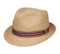 Stetson Terlaco Sombrero Trilby Paja Proteccion UV 40 Unisex Primavera Verano