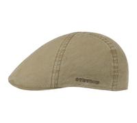 Stetson Gorra de Algodón Orgánico Texas Hombre - Gorro Ivy con Visera Verano Primavera/Verano - S (54-55 cm) Beige Oscuro