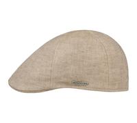Stetson Gorra Texas Linen Mujer/Hombre - Made in The EU de Verano Lino Gorro Ivy con Visera, Forro Primavera/Verano - L (58-59 cm) Beige-mélange