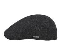 Stetson Texas Wool Herringbone - Gorra para hombre, Negro-gris, 7 1/4-7 3/8