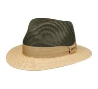Stetson Twotone Traveller Sombrero Bicolor con Banda de Tela Hombre Primavera Verano