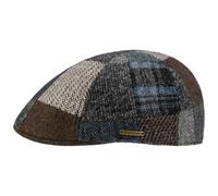 Stetson Viscott Gorra Irlandesa Patchwork geometrico Visera Corta Hombre Otono Invierno