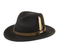 Stetson VitaFelt Sardis Sombrero Fieltro Traveller Plegable maleable Banda de Piel Hecho en EE UU Unisex Todo el ano
