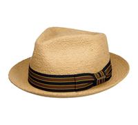 Stetson Sombrero de Rafia Yescott Player Mujer/Hombre - Paja Verano Primavera/Verano - XL (60-61 cm) Natural