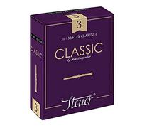 Steuer - Canas Clarinete en Mib Classic corte Francés, diseñadas por Marc Charpentier, caja de 10, fuerza 1 1/2