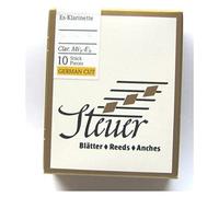 Steuer - Canas Clarinete en Mib Solo White Line, corte alemán, caja de 10, fuerza 4