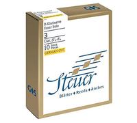 Steuer - Canas Clarinete en Sib Solo White Line, corte alemán, caja de 10, fuerza 3