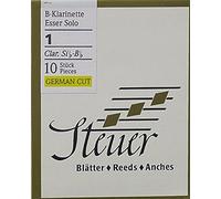 Steuer - Canas Clarinete en Sib Solo White Line, corte francés, caja de 10, fuerza 5