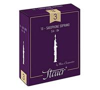 Steuer - Canas Saxofón Soprano tradicional, diseñadas por Marc Charpentier, caja de 10, fuerza 3