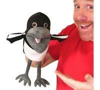Steve and Maggie Plush Toy, Soft Magpie Plush Toy, Bird Hand Puppet