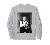 Steve Davis Snooker 6 Veces campeón del Reino Unido 1985 Manga Larga